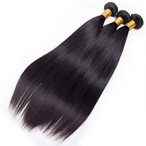 WM Beauty 16 18 20 inch 8A 100% Virgin Brazilian Human Hair Extensions Weft Straight Hair Bundle Weave