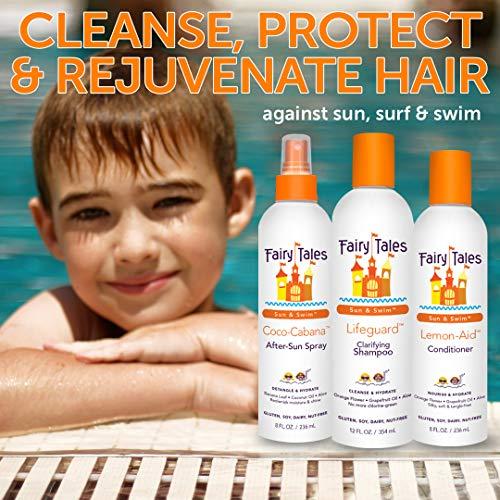 Fairy Tales Fairy Tales Swim Shampoo, Conditioner, and Spray - Travel Pack - 3 pack (3.3 oz) | Made with Natural Ingredients in the USA | No Parabens, Sulfates, or Synthetic dyes