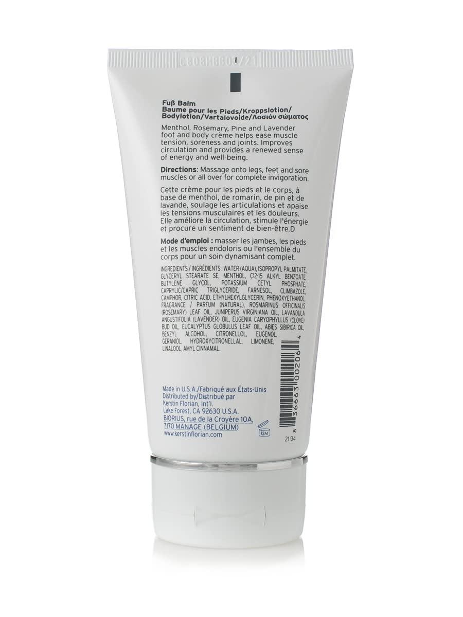 Kerstin Florian Kerstin Florian Fub Balm | Deep Moisture Soothing Foot and Body Cream with Menthol | Rosemary and Lavender (4.5 fl oz)