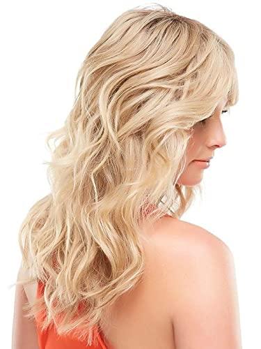 EasiHair EasiPart XL 12 Inch Topper Remy Human Hair Monofilament Base Hand Tied Easihair 6/33