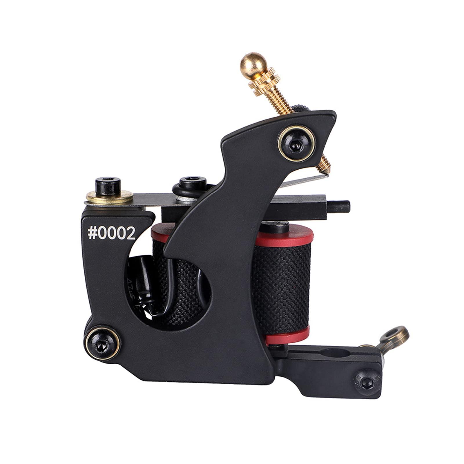 SMax Coil Tattoo Machine Guns for Lining Shading 10 Warps Iron Handmade Tattoo Machine,B