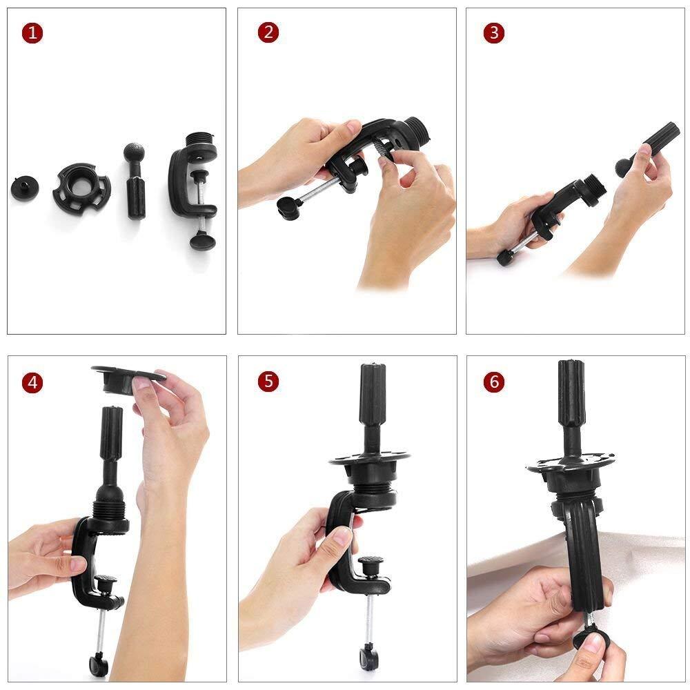 Beauty Star Beauty Star Mannequin Head with 80% Real Human Hair, Manikin Doll Head for Hair Styling, Cosmetology Makeup Hairdressing Training Practice Head with Clamp Stand and DIY Hair Styling Braiding Set