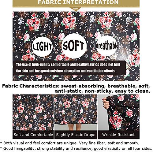 KAHOT KAHOT Salon Professional Haircut Stylist Color Cape Shampoo&Cutting Hairdressing Capes,Waterproof Hairdresser Cloth Barber Gown Wrap,55*63inch (Rose) free size