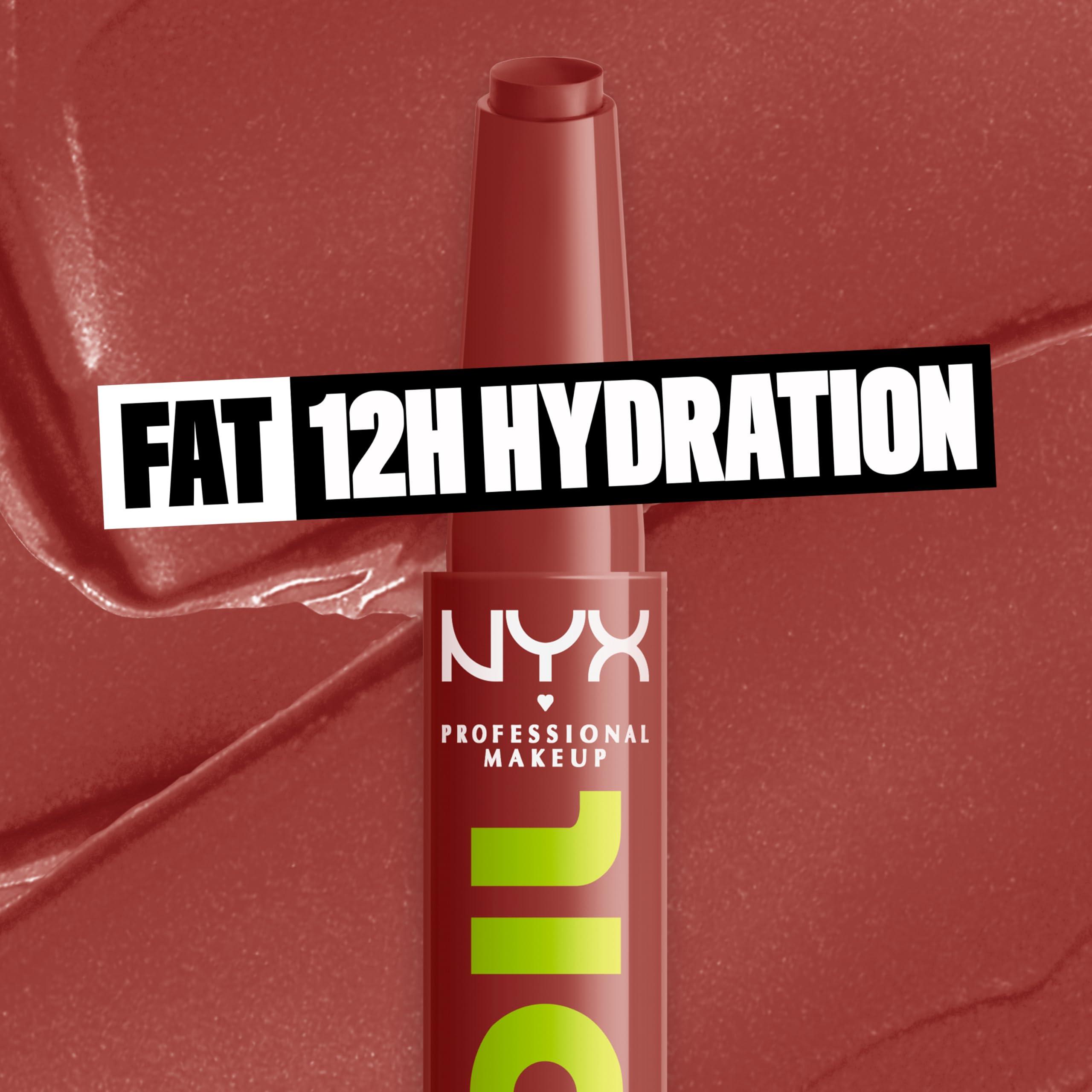 NYX PROFESSIONAL MAKEUP NYX PROFESSIONAL MAKEUP Fat Oil Slick Click, Lightweight, Buildable, Pigmented Vegan Lip Balm - Going Viral