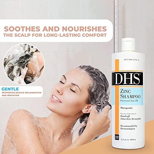 DHS DHS Zinc Shampoo, 16 Oz (Pack of 2)