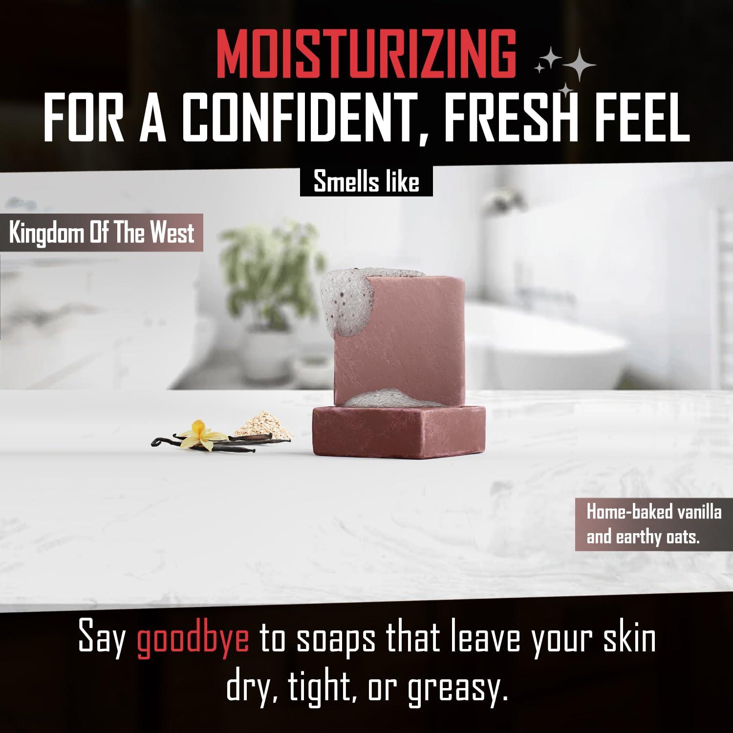 Right Wing Naturals Right Wing Naturals Bar Soap Gift Set for Men | Handcrafted Cold-Pressed Soap | Handmade Organic Soap for Men | Most Popular Flavors | Natural Scented Men’s Bar Soap| Pack of 4 Bars