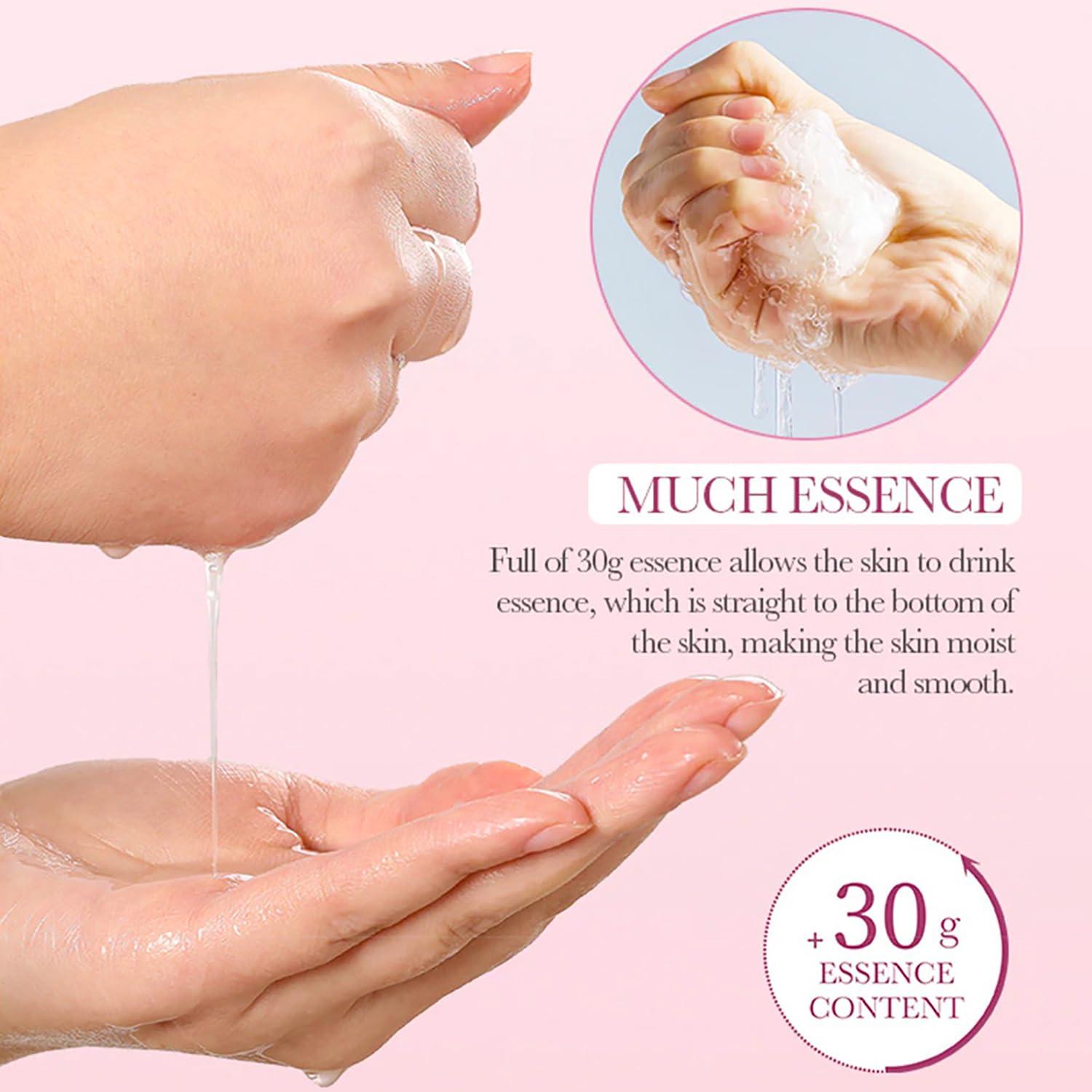 BIOAQUA BIOAQUA Facial Mask Firming Deeply Nourish Moisturizing 98% Natural Extract Hydrating Face Mask 5PCS Set (One Of Each (5PCS))