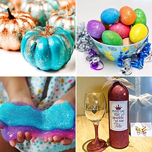 TORC TORC Iridescent Hot Pink Fine Glitter 1 Pound 16 OZ Glitter Powder for Slime Tumblers Resin Crafts Nail Cosmetic Festival Decoration