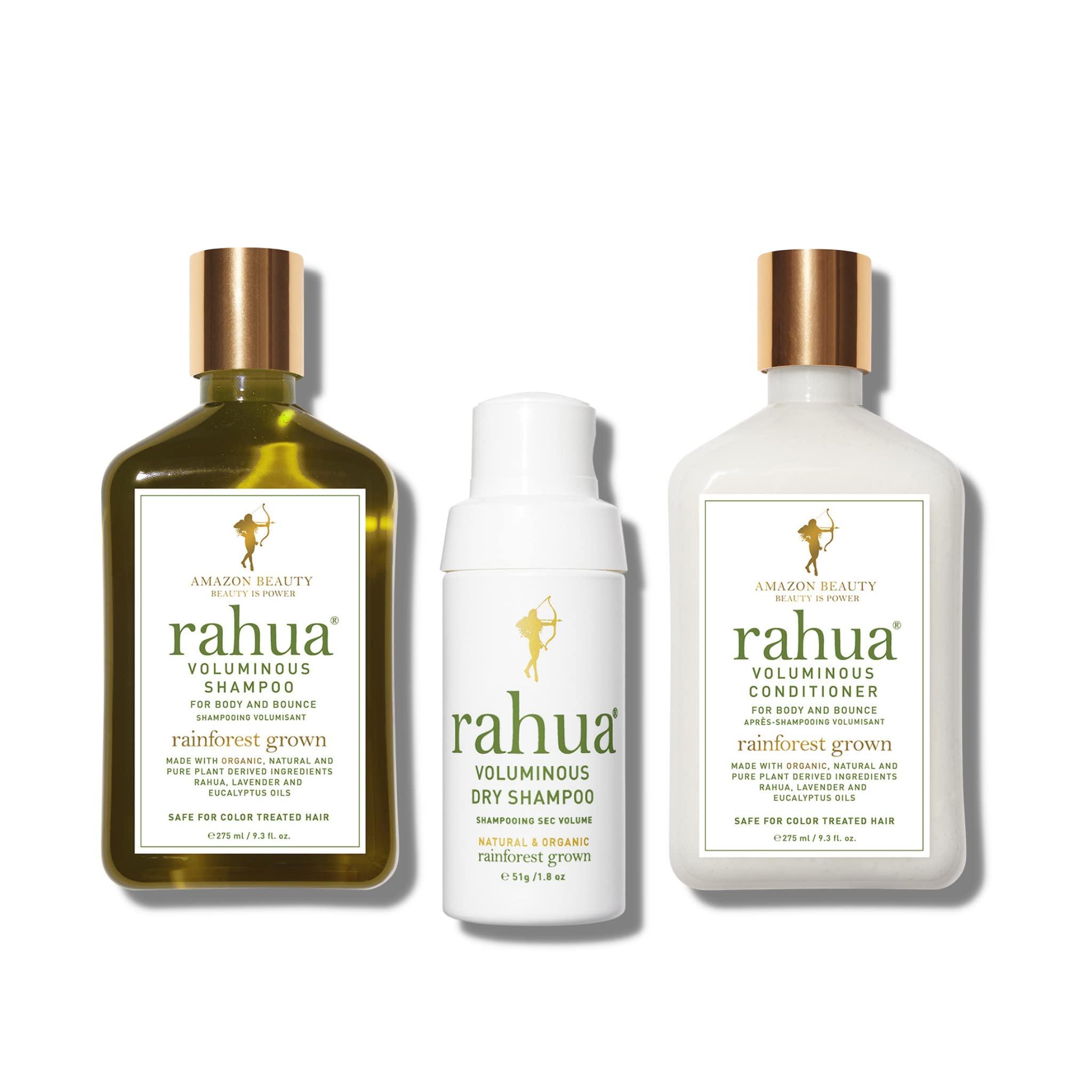 Rahua Rahua Voluminous Rituals, Voluminous Shampoo 9.3 fl oz, Voluminous Conditioner 9.3 fl oz, and Voluminous Dry Shampoo 1.8 fl oz, Shampoo and Conditioner Set