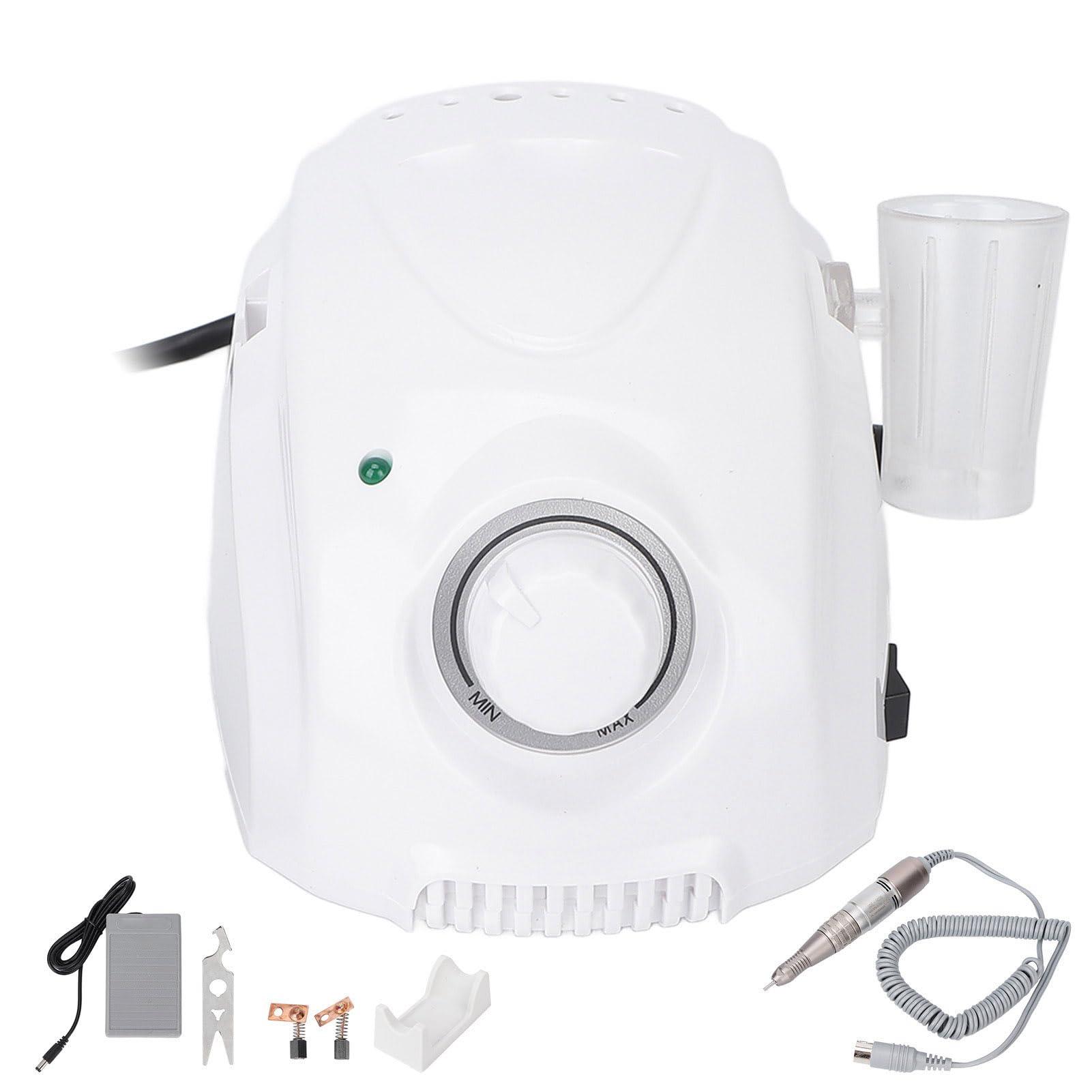 BROLEO BROLEO Nail File Machine, Nail Drill Ergonomic Handle 35000RPM Controllable for Home for Nail Salon (US Plug 110V)