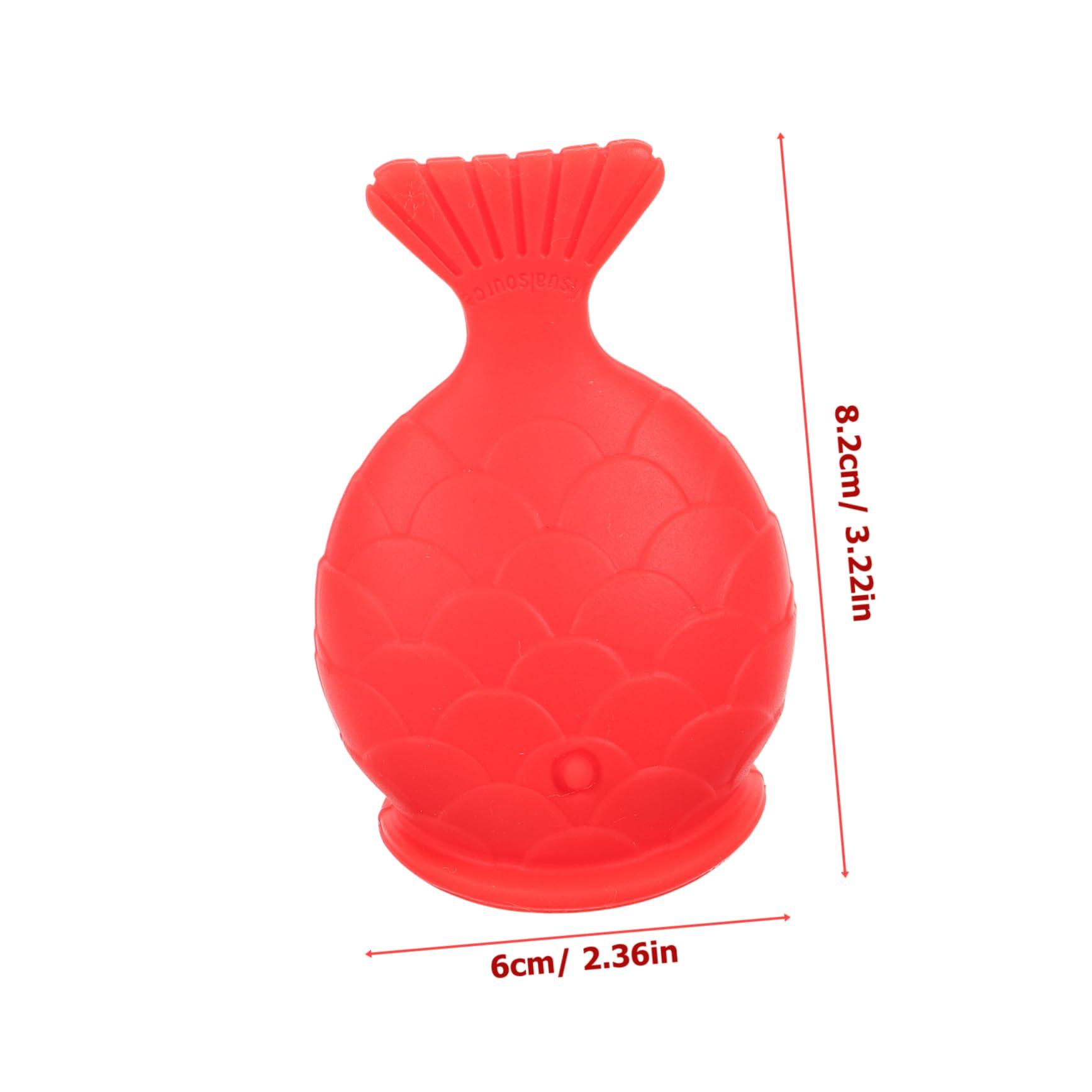 Beavorty Beavorty Silicone Fish Lip Filler (red) Tools Reusable Lip Enhancer Lip Silicone Plumper Lip Plumping Device Lip Suction Plumper Womens Lip Plumper Lip Silicone Plumping Device