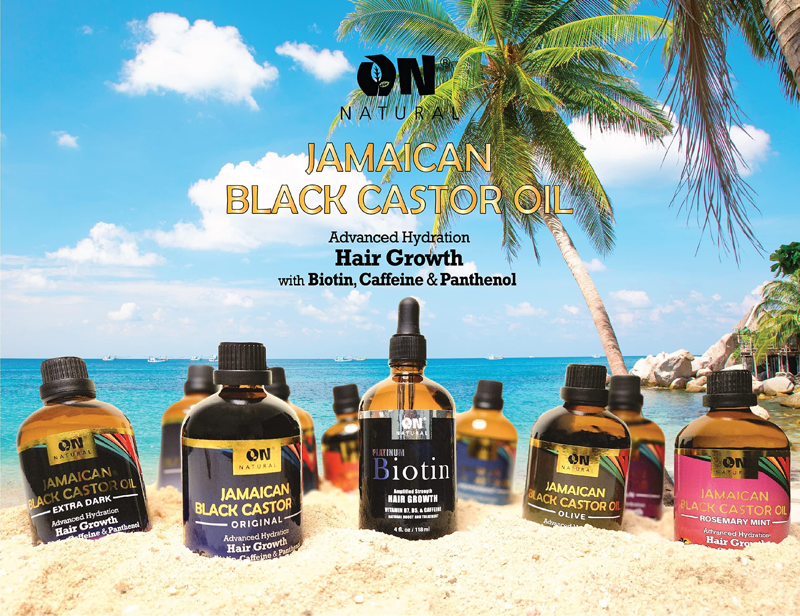 On Natural Jamaican Black Castor Oil [Extra Dark] 4 oz