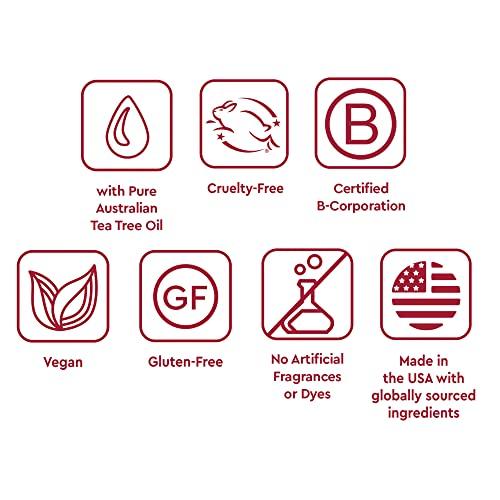 Desert Essence Desert Essence Thoroughly Clean Face Wash with Sea Kelp, Tea Tree Oil, Nourishing Castile Soap, Coconut Oil & More - Gently Remove Dirt & Impurities Without Drying Skin - Vegan, Sulfate Free - 8.5oz