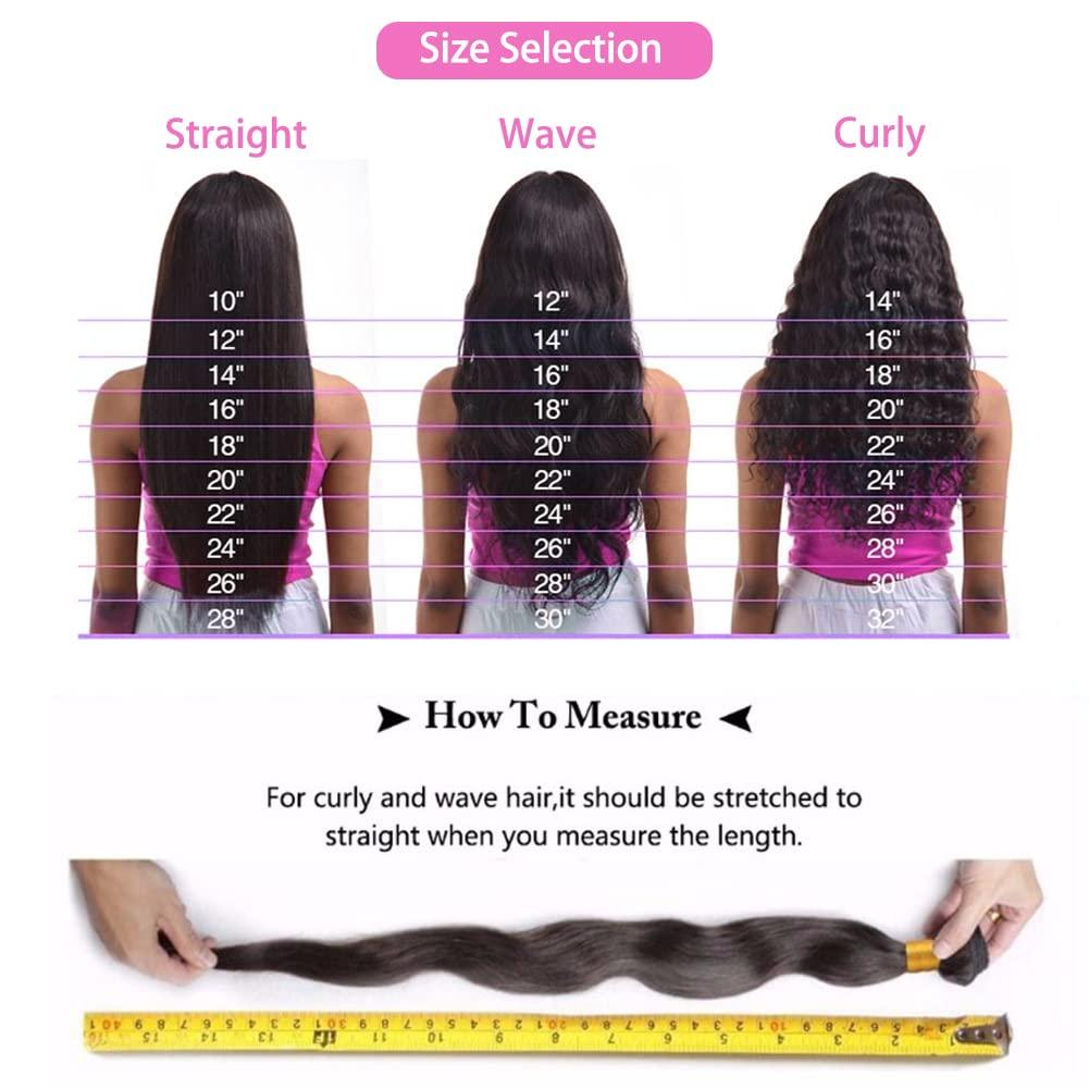 Beauty Queen Beauty Queen Body Wave Bundles Human Hair Short Hair 3 bundles (10 12 14 Inch) 10A Grade Brazilian Hair Bundles 100% Unprocessed Weave Bundles Human Hair Natural Black Hair Extensions For Women