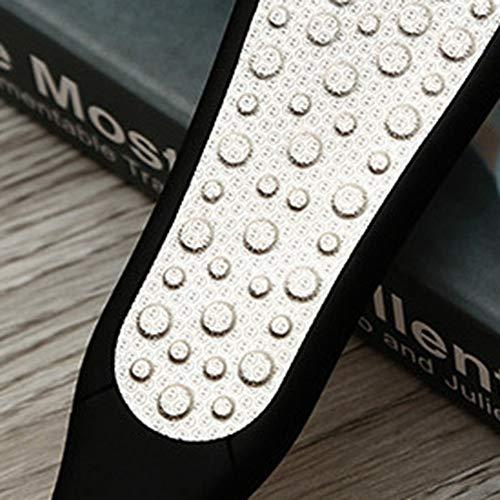 AnHua AnHua 1Pcs Double Sides Foot Rasp Heel File Hard Head Skin Callus Remover Stainless Steel instruments for Pedicure Feet Care Tool (Black)