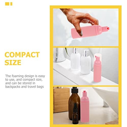 Beavorty 8pcs Frosted Foam Bottle Small Pump Bottle Travel Shampoo Bottles Foam Soap Dispenser Foam Dispenser Bottle Foaming Soap Dispenser Shampoo Pump Dispenser Bottle