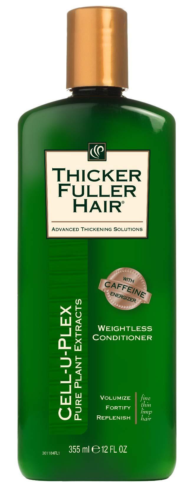 Thicker Fuller Hair Thicker Fuller Hair Conditioner Weightless 12 Ounce (355ml) (Pack of 3)