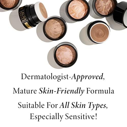 LAURA GELLER NEW YORK LAURA GELLER NEW YORK Award-Winning Baked Balance-n-Brighten To Go Color Correcting Powder Foundation - Medium - Buildable Light to Medium Coverage - Demi-Matte Natural Finish