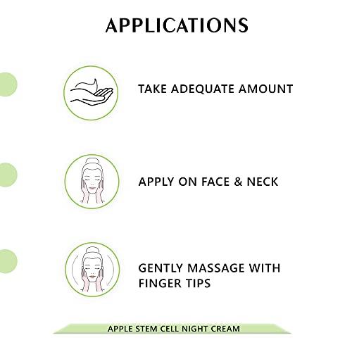 Shira Shir-Organic Pure Apple Stem Cell Night Cream Lightweight Hyper pigmented, Combination & Mature Skin Powerful Natural Source Skin Brighteners. (15 ML)