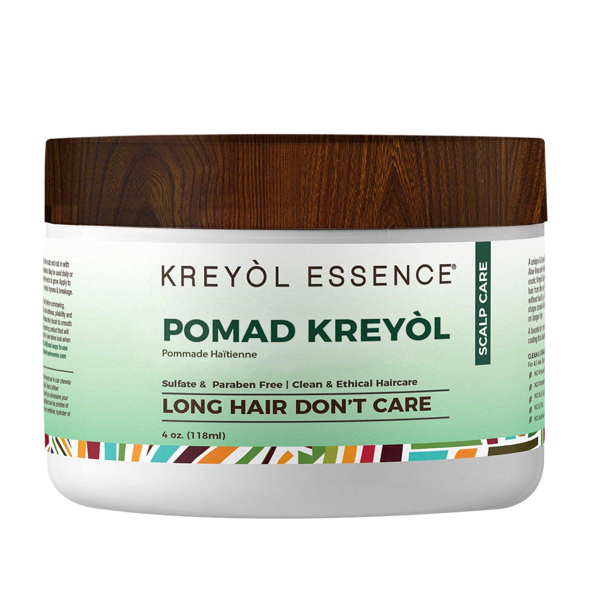KREYÒL ESSENCE Kreyol Essence - Scalp Care POMAD, Detox + Treat, Rosemary Peppermint 4 Oz, Natural, Paraben Free, Healthy Scalp, Hair Care