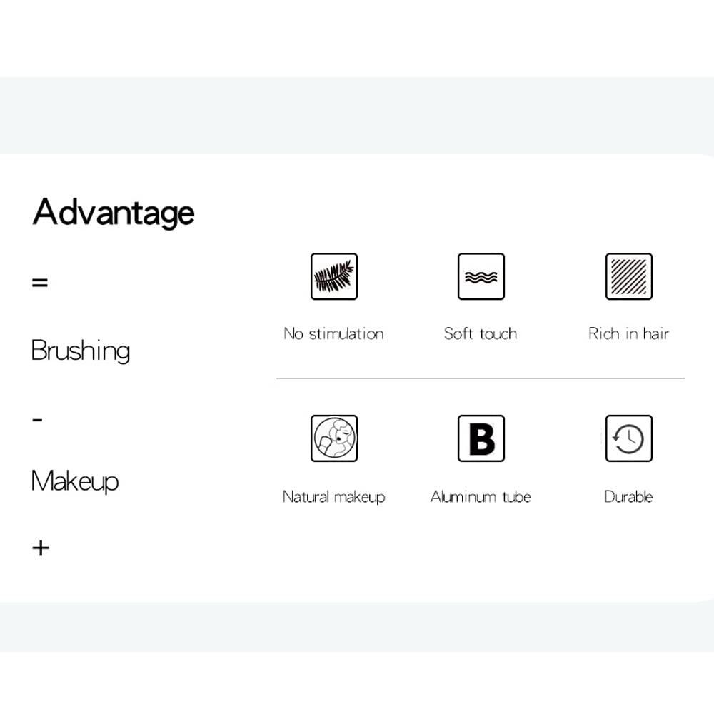 IOCCIOBB 18 Makeup Brush Set (Color : White)