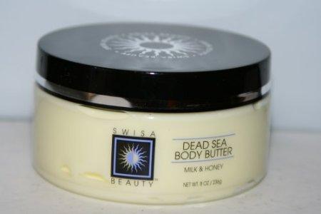 Swisa Beauty Swisa Beauty Body Butter, Dead Sea Body Butter, 8-Ounce