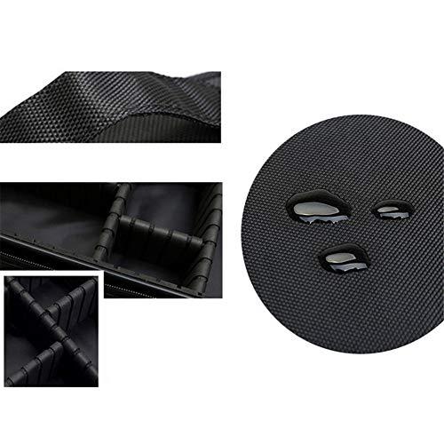 Aimeely Aimeely Large Professional Makeup Cosmetic Bag Portable Waterproof Travel Train Organizer Rosy Red