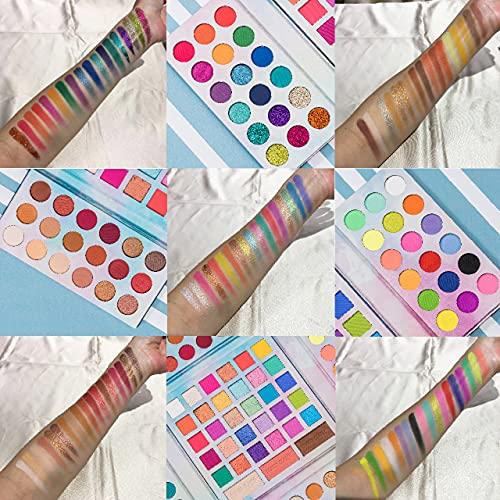MYUANGO MYUANGO Pastel Paradise Eyeshadow Palette, Highly Pigmented 82 Shades Matte Shimmer Glitter Vegan Makeup Palette for Beginners - Waterproof, Blendable, Long-Lasting - Cruelty-Free
