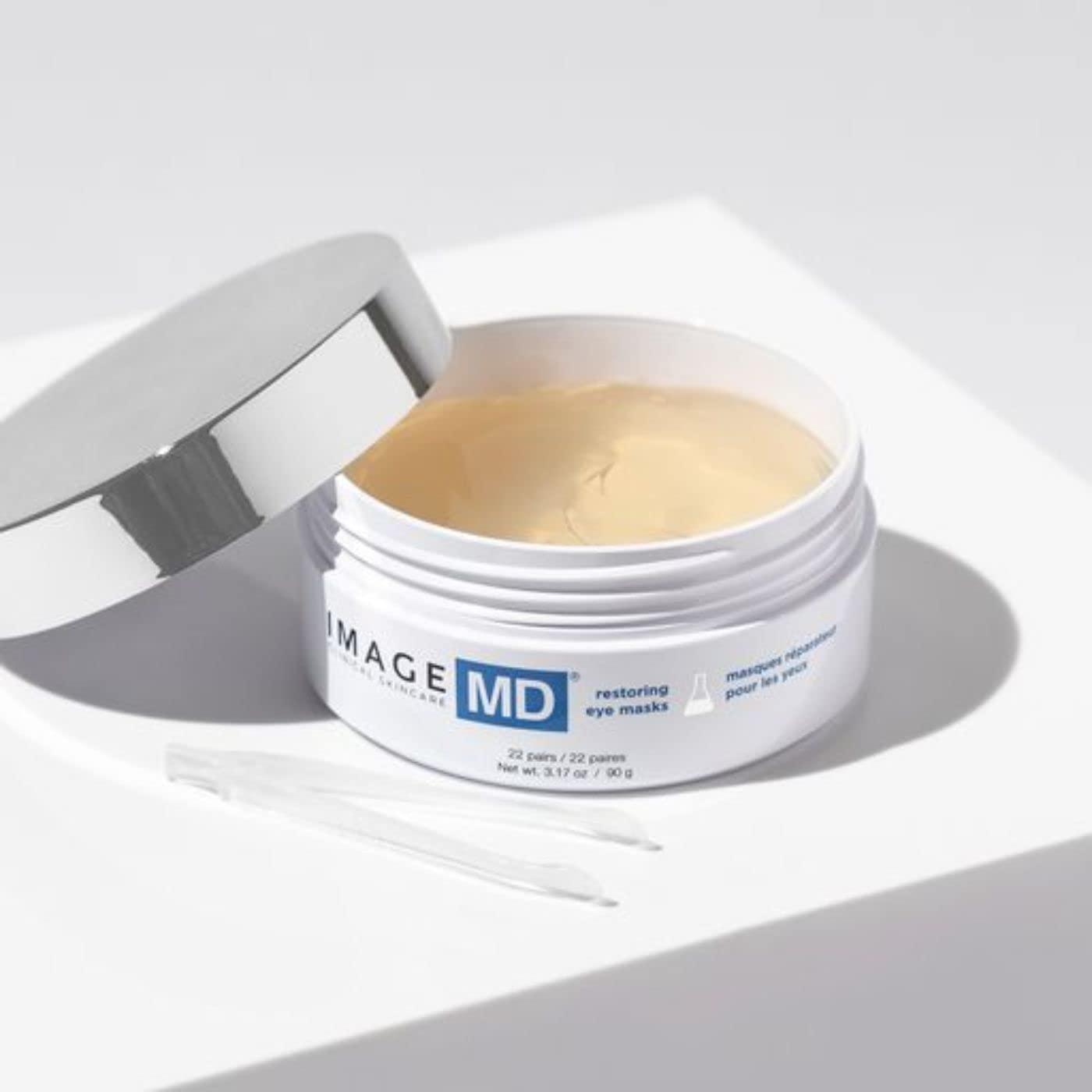 IMAGE Skincare IMAGE Skincare, IMAGE MD Restoring Eye Masks, Made with Cooling Hydrogel to Rapidly Refresh, Firm, Restore, & Soothe Tired Eyes, 22 Count