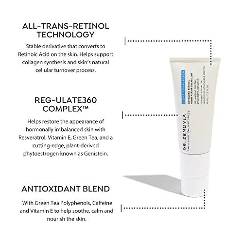 Dr. Zenovia Hormonal Dermatology Dr. Zenovia Advanced Retinol Night Repair Treatment- Retinol Serum For Face - Retinol Cream