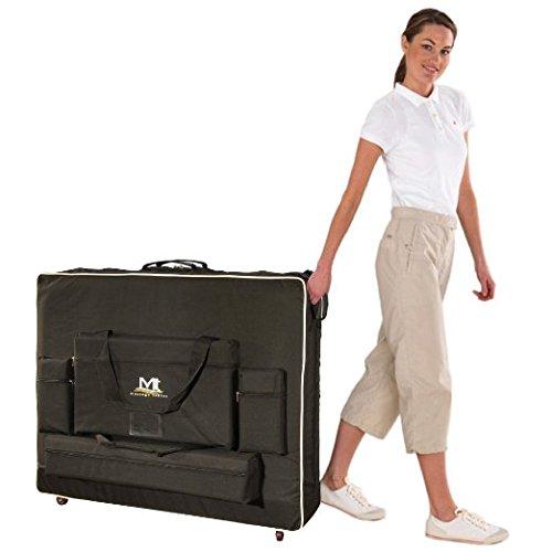 Master Massage Master Massage Carrying Case with Wheels for 30" Massage Table, Black