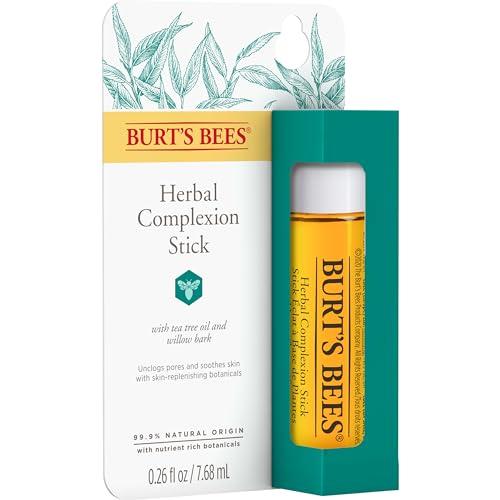 Burt's Bees Burt\'s Bees Herbal Blemish Stick, 0.26 Fl Oz (Pack of 2), Tea Tree Oil Infused, Soothing, Exfoliating, Cleansing, Unisex