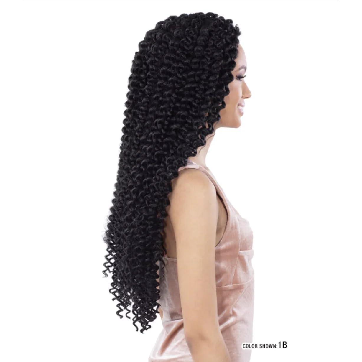 VIP Extensions Mayde Beauty Braid 3X Beach Curl 20\" 1B
