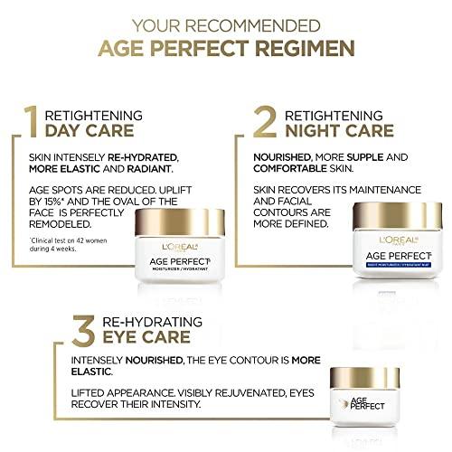 L'Oreal Paris L'Oreal Paris Skin Care Age Perfect Night Cream, Anti-Aging Face Moisturizer With Soy Seed Proteins, 2.5 Oz