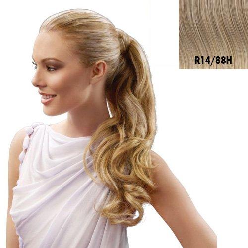 HairDo 23 Inch Wrap Around Pony Extension By Jessica Simpson - R14/88H Golden Wheat
