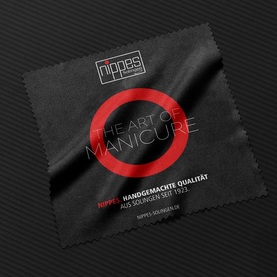 Nippes Nippes Solingen Manicure Set, 7-Piece, Stainless Steel, Nickel-Free, Genuine Brown Cowhide Leather Case Made In Solingen Germany