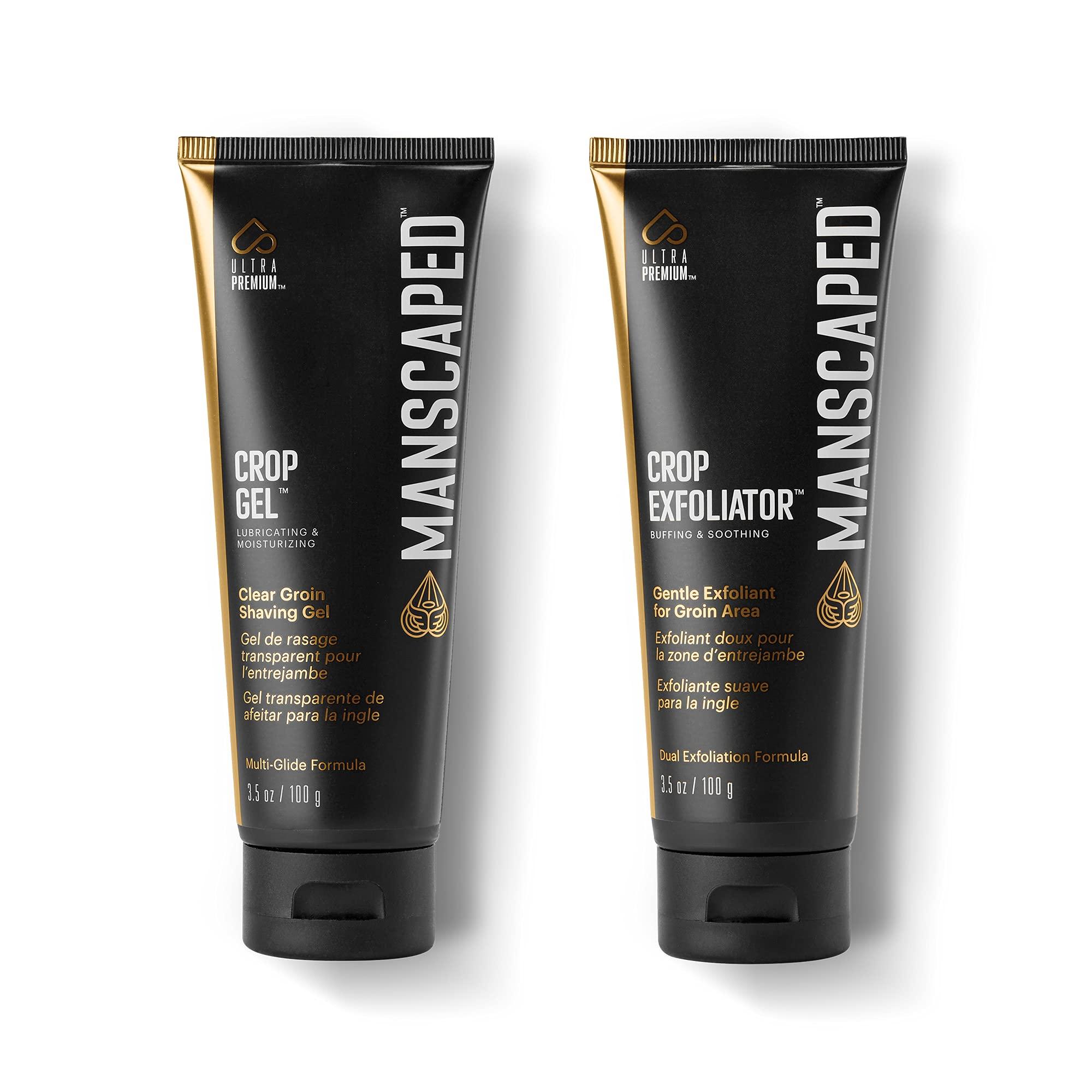 Manscaped Refining The Gentleman MANSCAPED The Ultra Smooth Package, Male Hygiene Shaving Bundle With Groin Razor, Shaving Gel, and Exfoliator