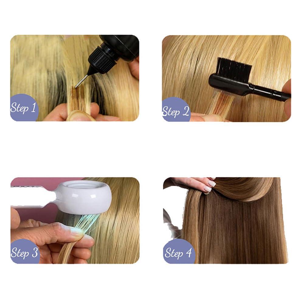 Generic uv Hair Extensions Glue V Light Hair Extensions Glue, UV Hair Extensions GlueUV Glue, Transparent(20g/1 Pack)