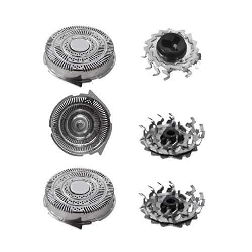 USonline911 3pcs Shaver Razor Head Cutters For Philips Norelco HQ9 SpeedXL 8140XL, 8150XL, 8160XL, 8170XL, 8171XL, 8175XL 8240XL, 8250XL, 8260XL, 8270XL, 8280XL 9160XL, 9170XL, 9190XL, 9195XL