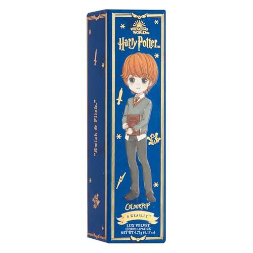 Colourpop ColourPop x Harry Potter Velvet Liquid Lipstick - Blurring & Long Lasting Lipstick with a Soft-Matte Finish - Medium-Buildable Coverage for a Soft, Diffused Look - R. Weasley (0.17 oz)