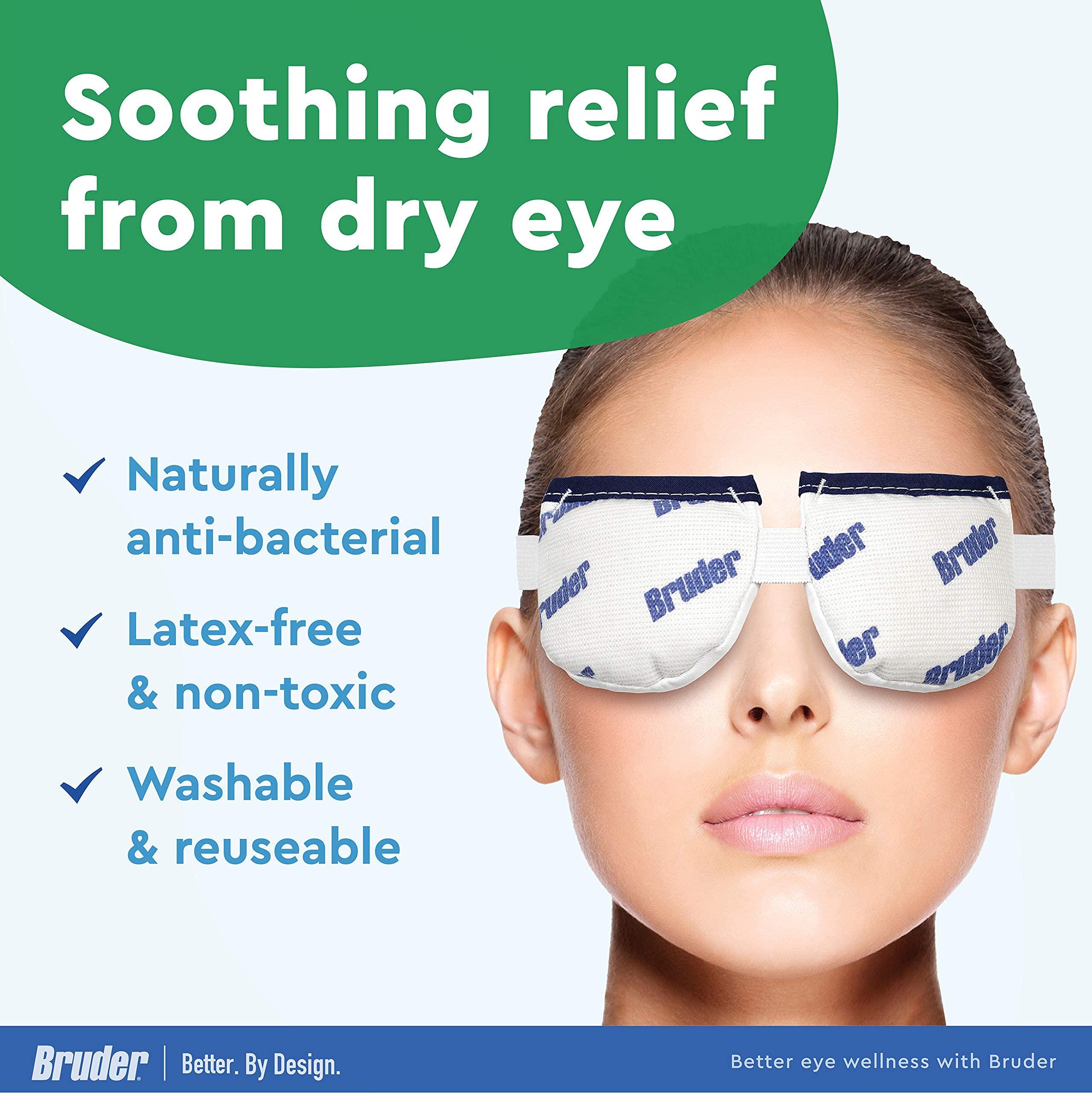 Bruder Eyelid and Lash Hygiene Bundle | Bruder Dry Eye Compress and Bruder Hygienic Eyelid Cleansing Wipes