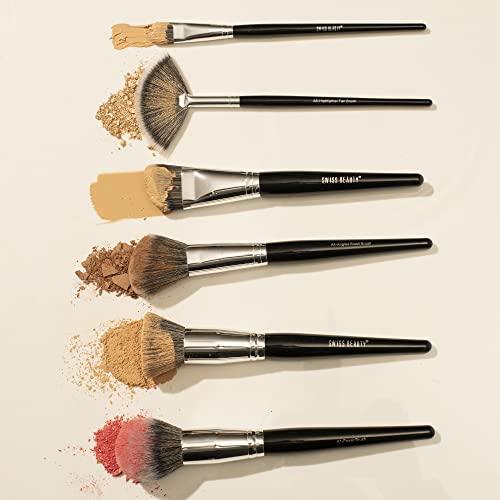 SWISS BEAUTY Swiss Beauty Professional Makeup Brush for Face & Eye Makeup| Set of 20 | Soft & Synthetic Bristles | Durable