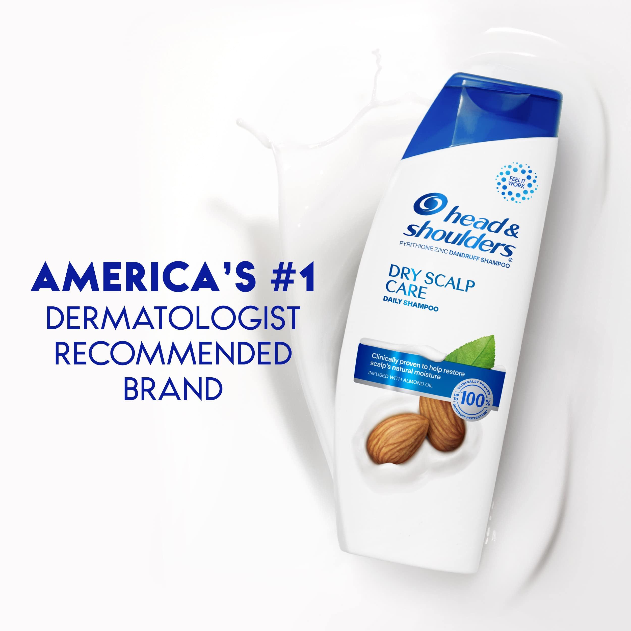 Head & Shoulders Head and Shoulders Dandruff Shampoo, Anti-Dandruff Treatment, Dry Scalp Care for Daily Use, Paraben Free, 12.5 oz