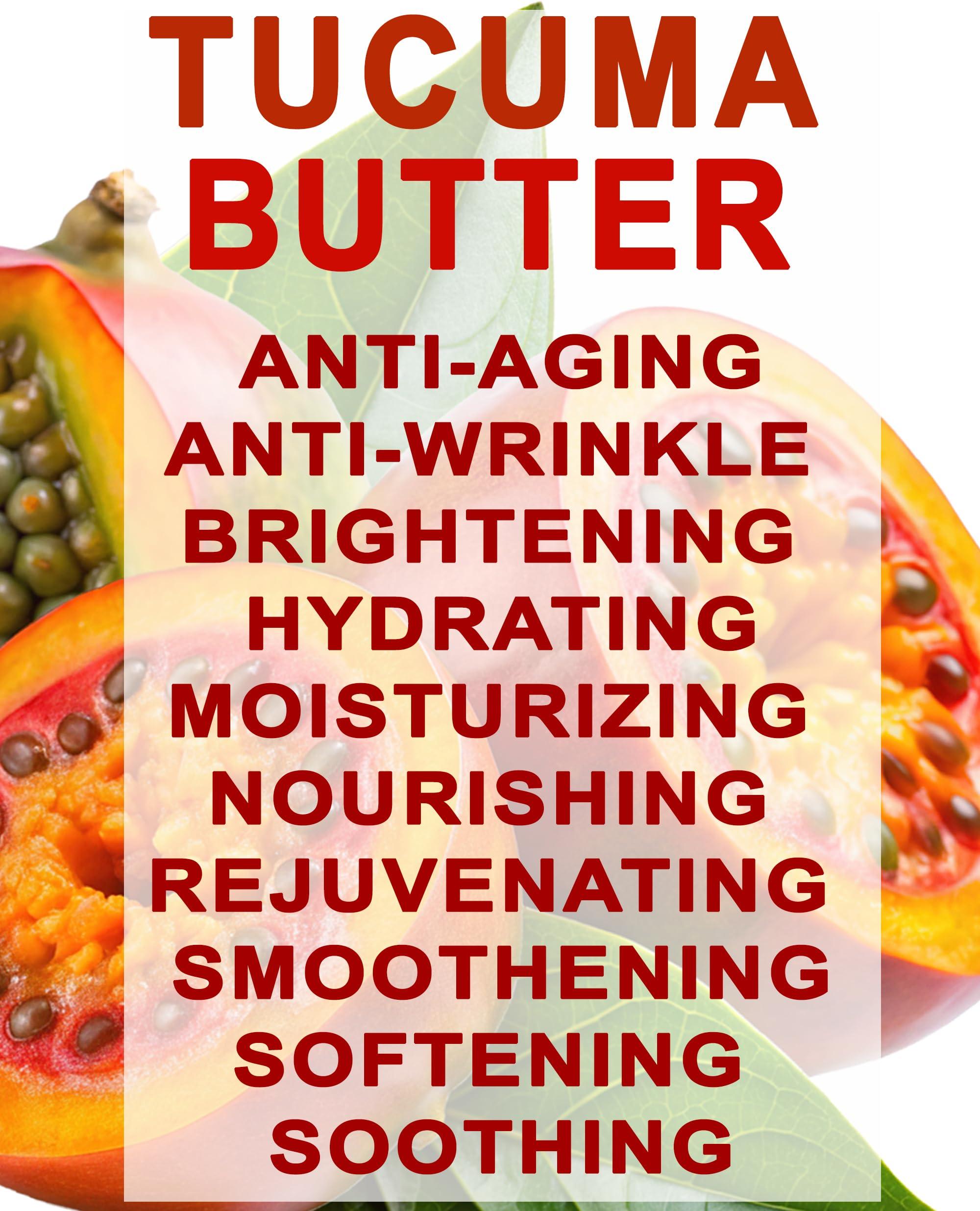 Botanical Beauty Botanical Beauty Brazilian TUCUMA BUTTER 100% Pure Natural VIRGIN UNREFINED Cold-Pressed 4.23 oz 120 gram for Face, Skin, Body, Hair, Lip, Nails. Rich in Vitamin E. Beauty Moisturizing Nourishing