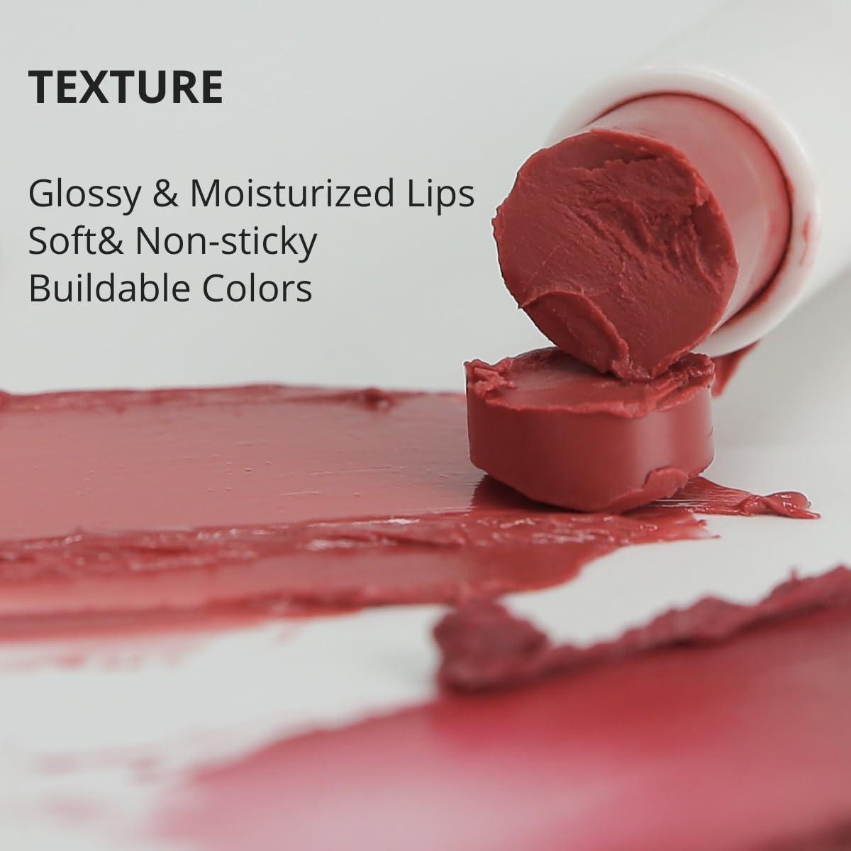 Allione All Day Essential Tinted Lip Balm 02 Casual Nude | Natural Gloss Finish, Moisturizing Lip Care, Deep Nourishing Plant-Based Chapstick, Hydrating Lip Butter for Dry Cracked Chapped Lips