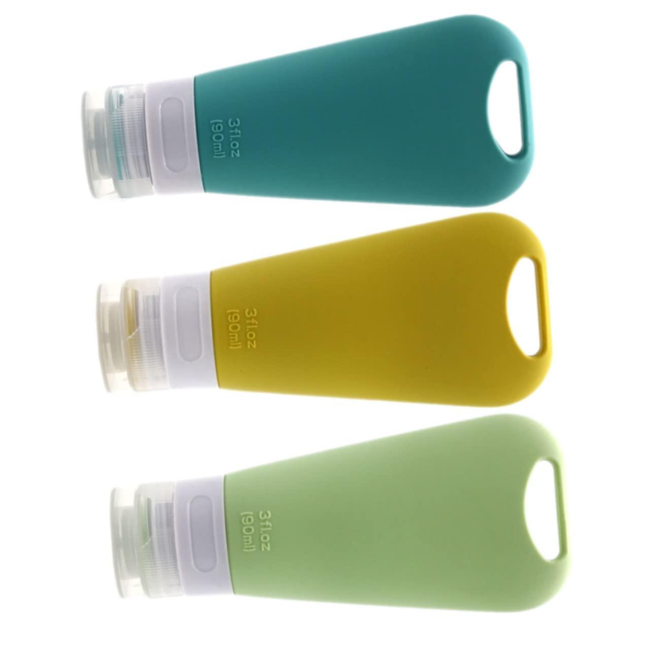 Luxshiny Luxshiny 2sets Bottle Travel Containers Travel Sub Packing Bottles Small Container Portable Hand Soap Toiletries Containers Small Liquid Containers Squeezable Travel Bottle 3pcs*2