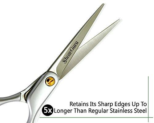 ShearGuru Professional Barber Scissor Hair Cutting Set - 1 Straight Edge Hair Scissor, Shears, By ShearGuru (5.5)