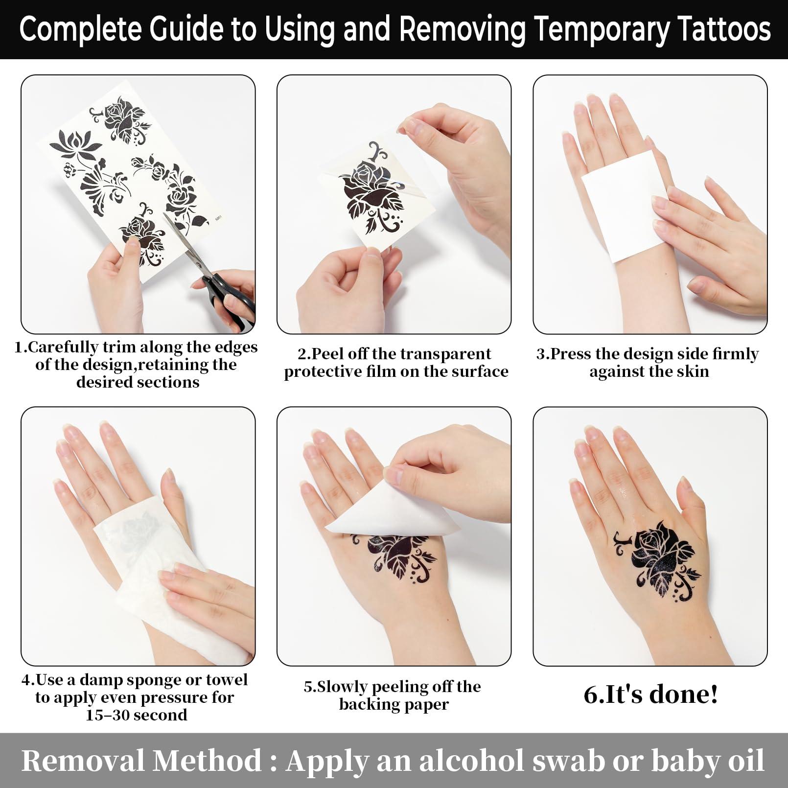 CUTELIILI CUTELIILI 10 Pcs Celtic Viking Tattoos Nordic Viking Tattoo for the Back of Hands and Forearms, Cool Bule Tribal Face Tattoo Viking Feast Men Long Lasting