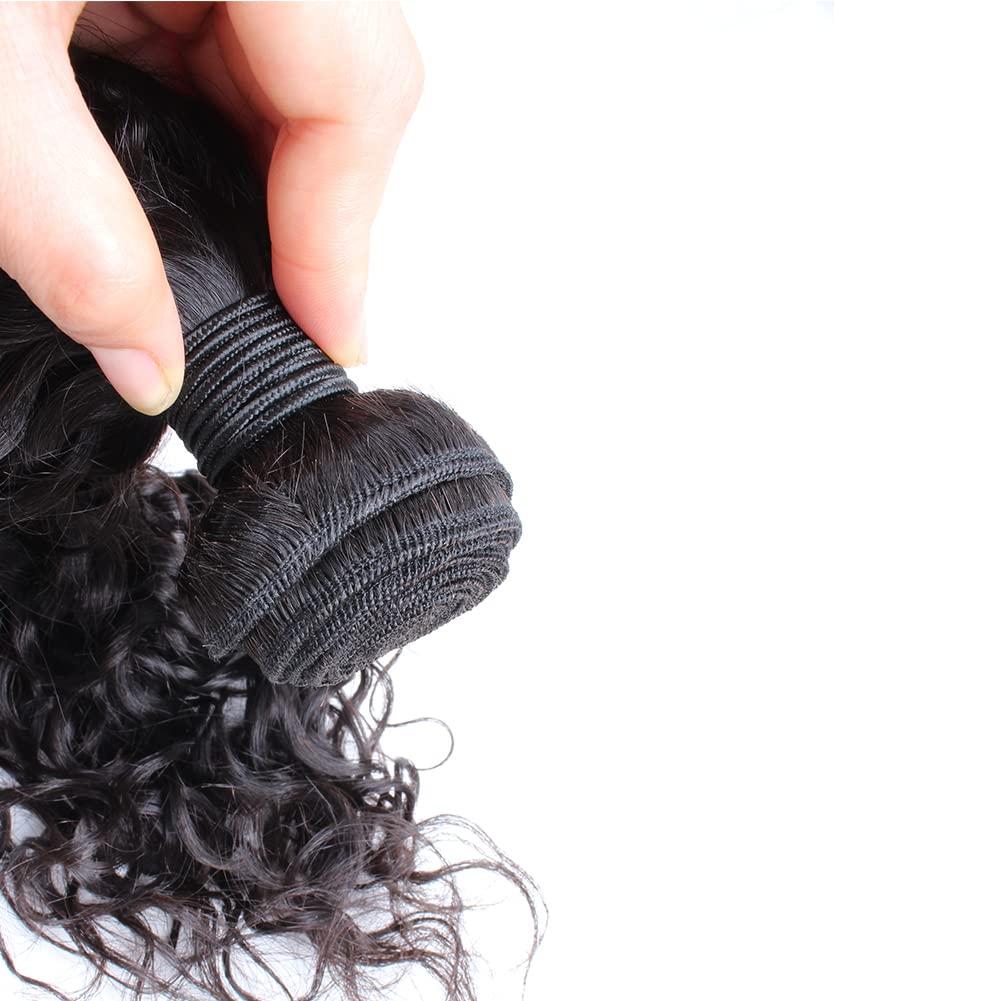 sent hair Sent Hair 11A Human Hair Top Grade One Donor 3 Bundles Water Wave Weave Double Weft Brazilian Virgin Hair 100% Unprocessed Bundle Hair Extensions 22\"24\"26\"Natural Color 11A Bundles