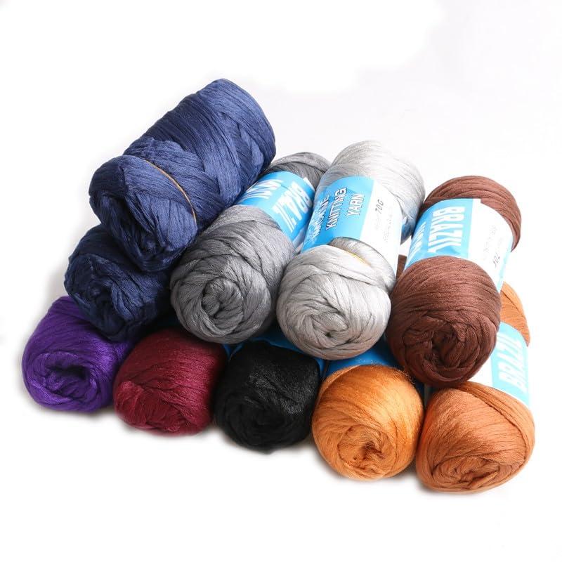 HUFFA HUFFA 70g Brazilian Wool Hair Low Temprature Flame Retardant Synthetic Fiber For Box Braids Making(#Burgundy)